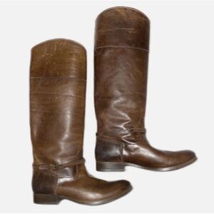 New Frye Melissa Cognac Tall Boots